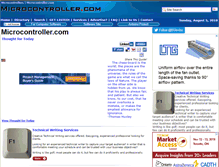 Tablet Screenshot of microcontroller.com